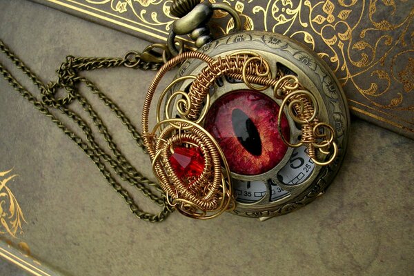 Orologio Da Tasca ciondolo a forma di occhio