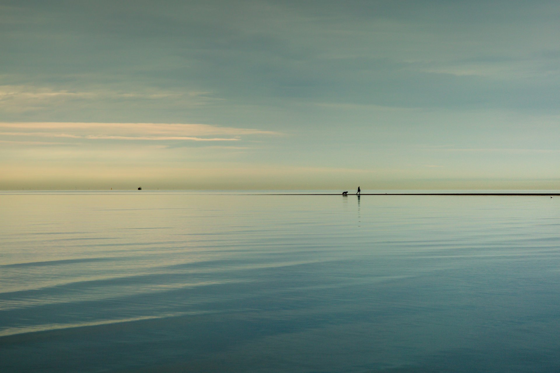 mare sagome cielo
