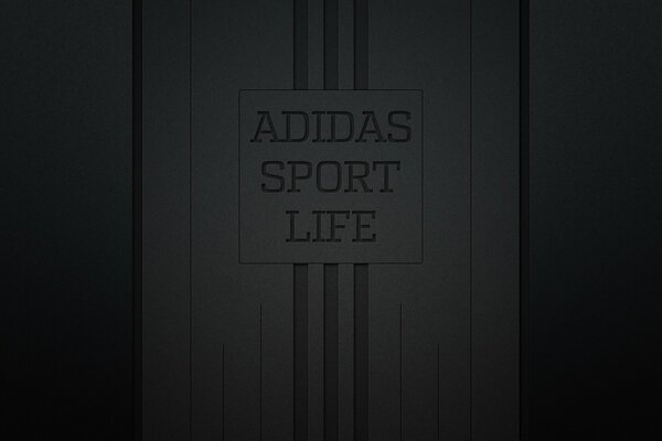 Tabellone per le affissioni di pubblicità di adidas Sport