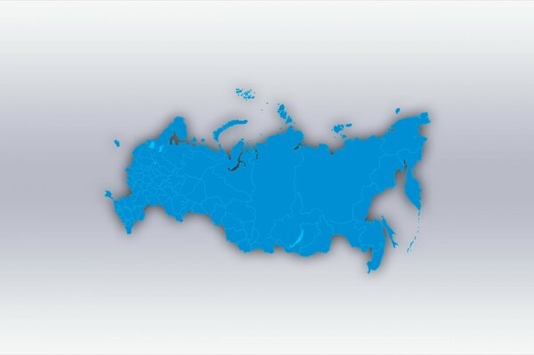 Russia sulla mappa del mondo