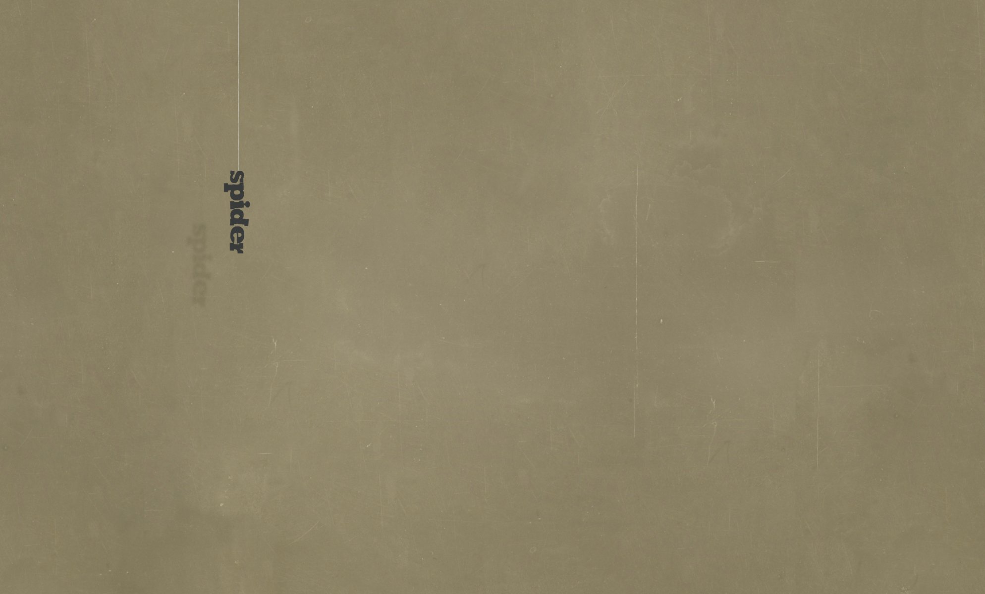 minimalismo parola ragno