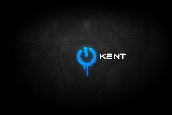 Logo delle sigarette Kent su sfondo nero