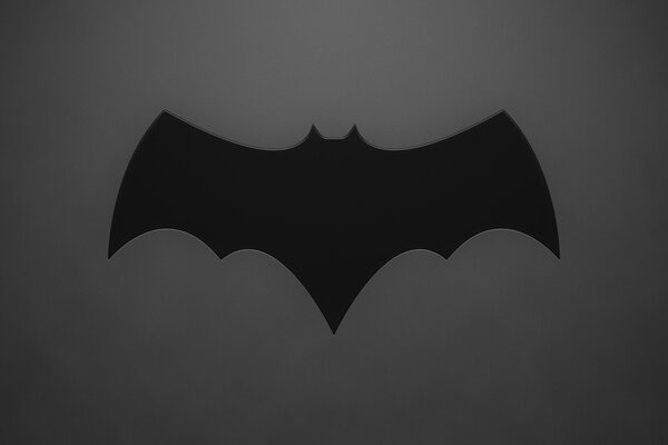 L emblema del pipistrello è nero