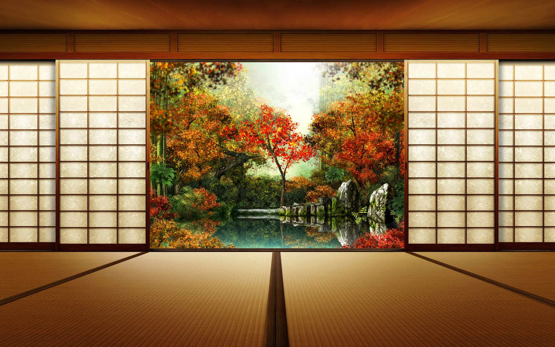 autunno giappone porte