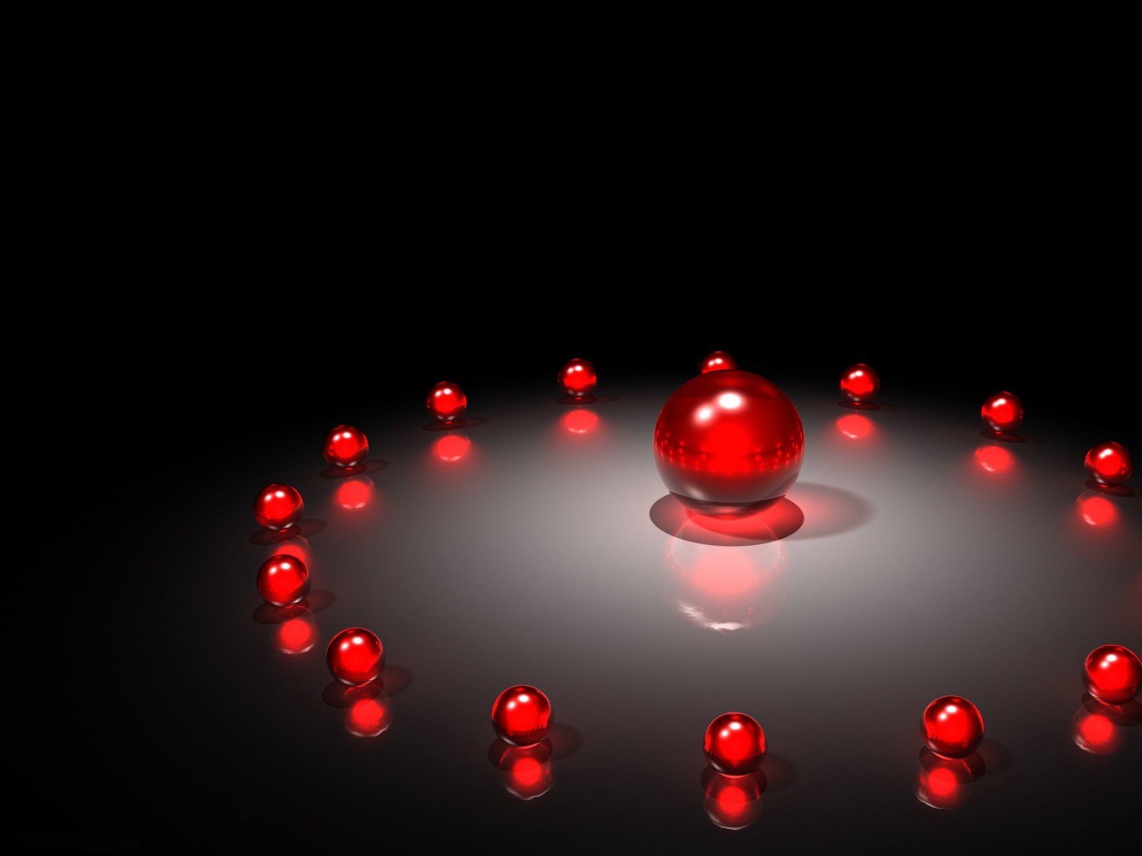 palle riflessione minimalismo