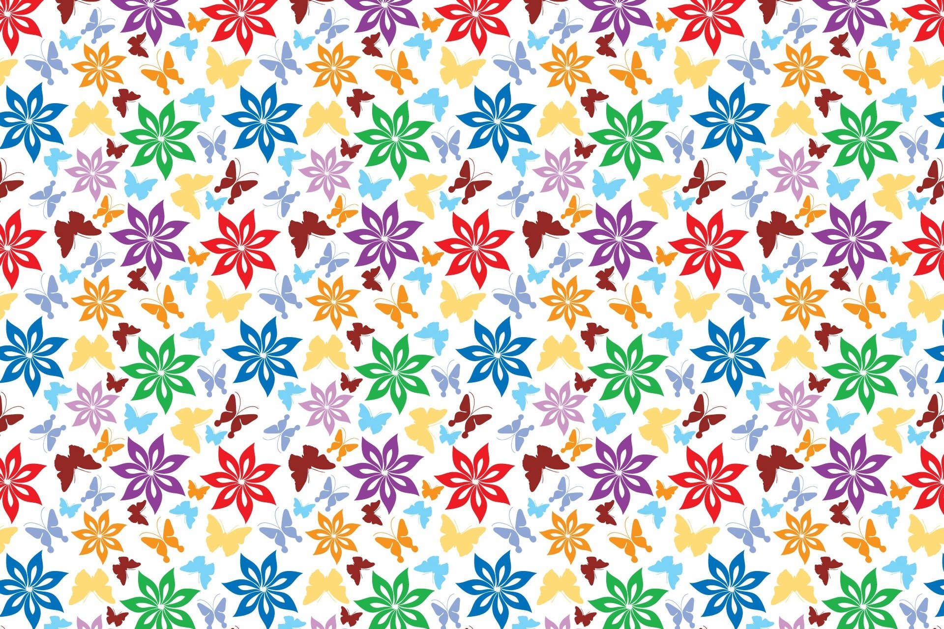 texture sfondo fiori farfalle ornamento disegno carta da parati