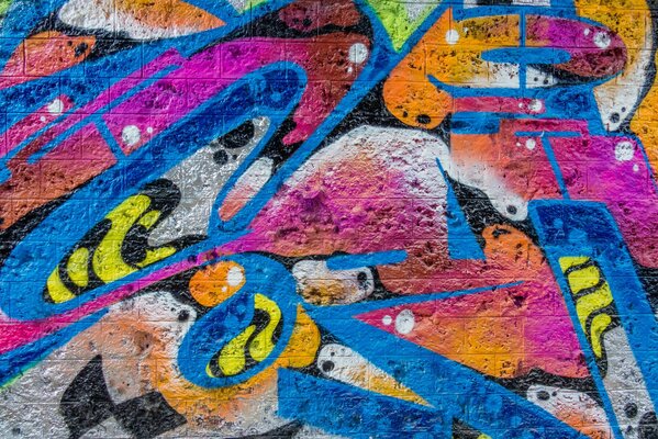 Sfondo di grafite sul muro
