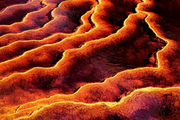 Il fiume in acqua lava ed è bello