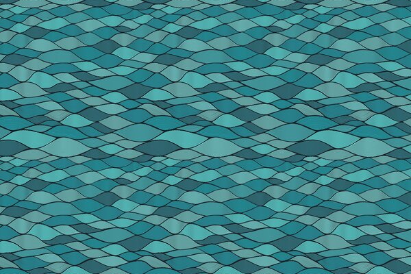 Onda blu come astrazione