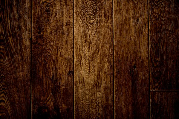 Parete marrone in legno strutturato