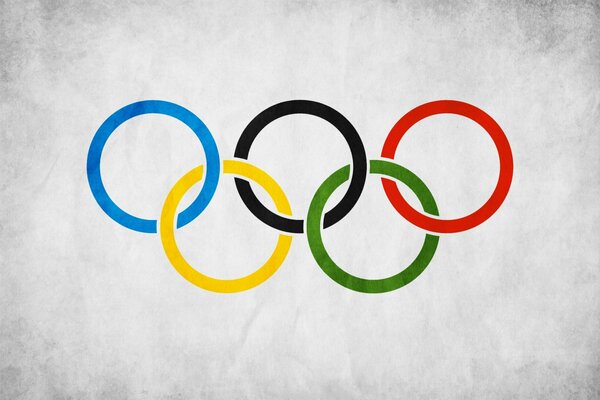 Bandiera olimpica, anelli multicolori