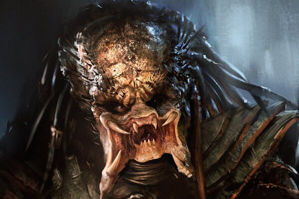 Un predatore alieno molto spaventoso