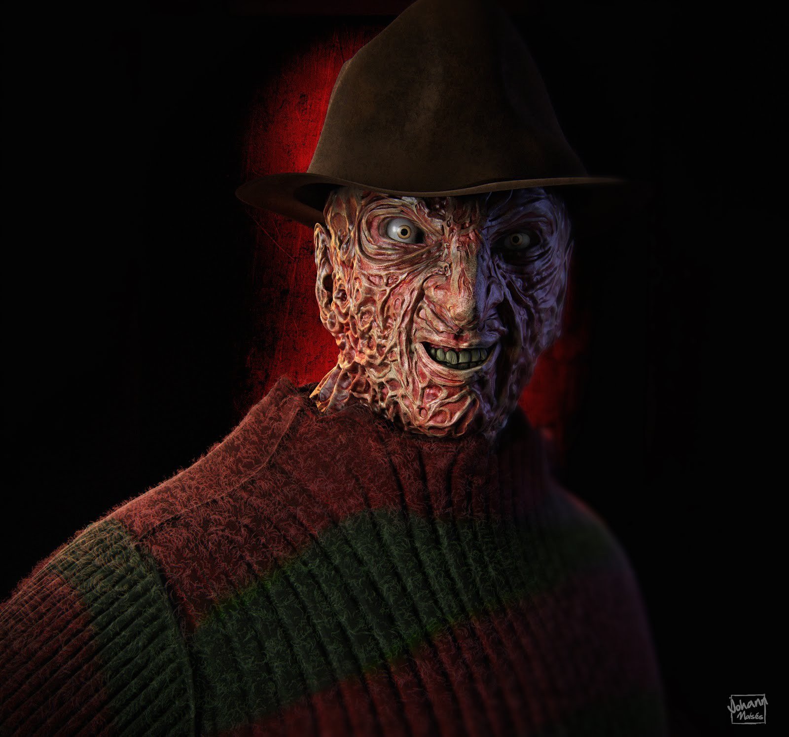 fredy kruger faccia