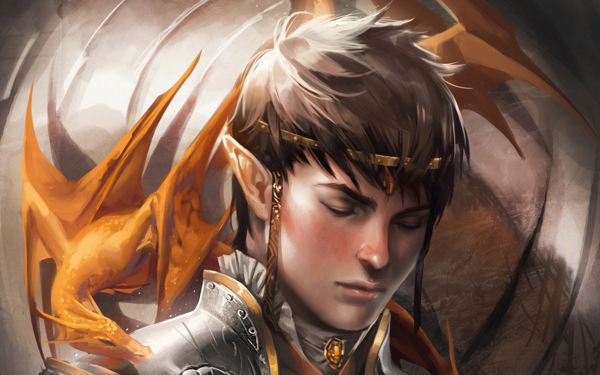 fedele sakimichan arte elfo drago fantasia arte