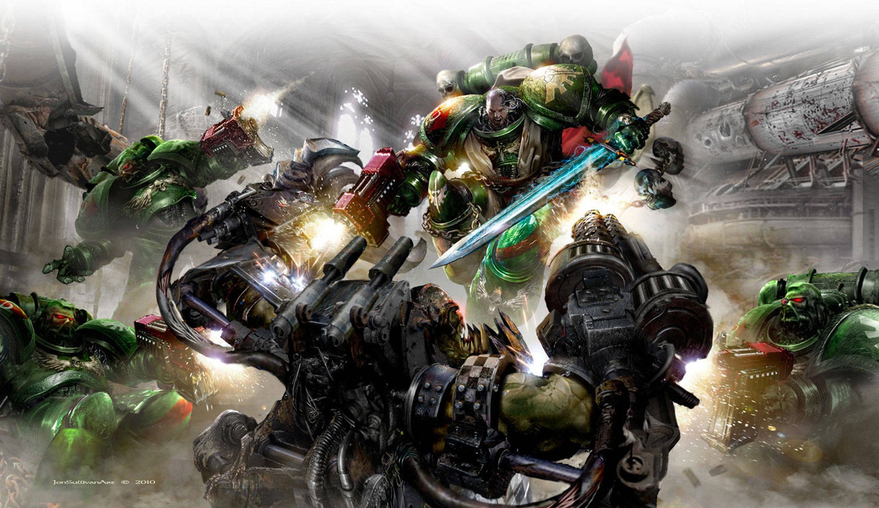 warhammer 40k angeli oscuri angeli oscuri space marine orco bolter spada