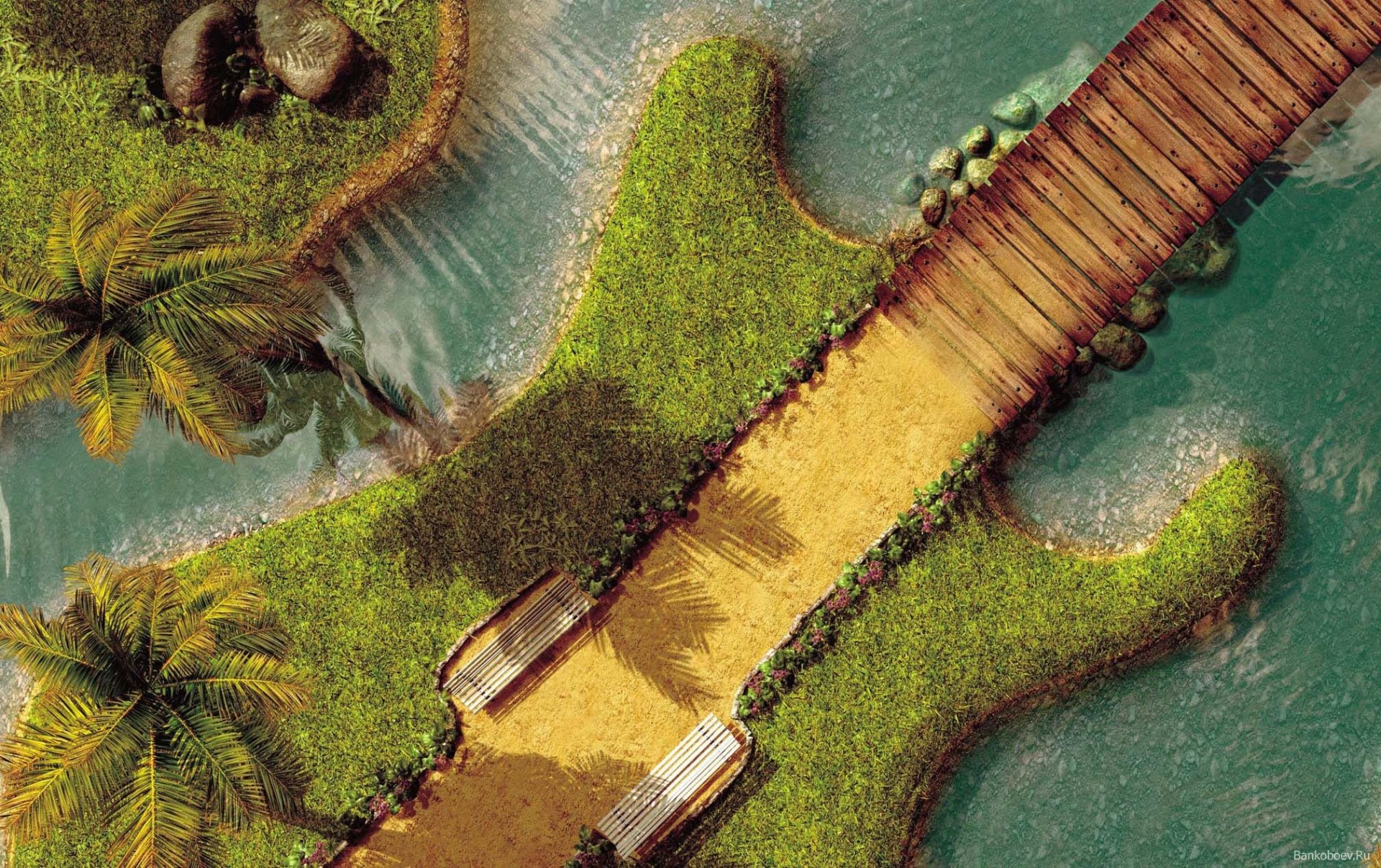 fantasia disegno chitarra
