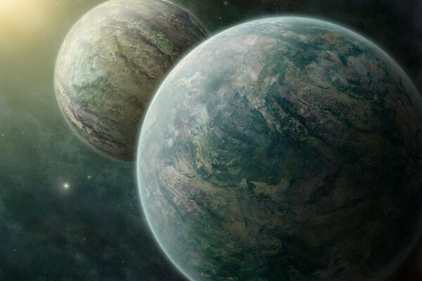 Due coppie di pianeti nel vasto spazio