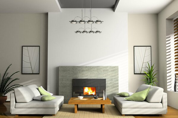 Design d interni minimalista ed elegante