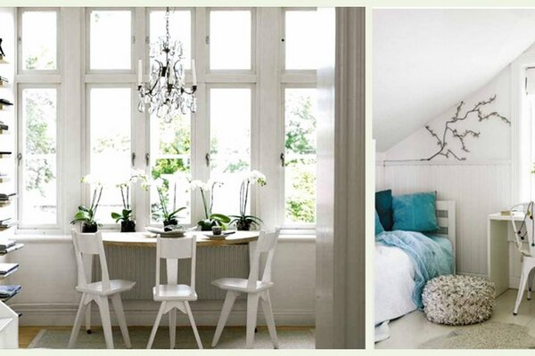 Design per la casa. Interno della camera da letto