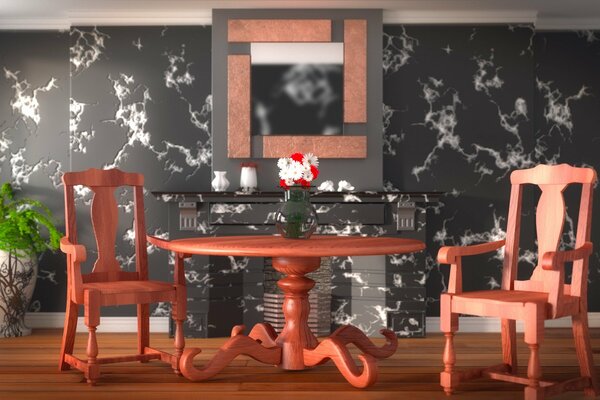 Sala da pranzo come lo stile degli interni