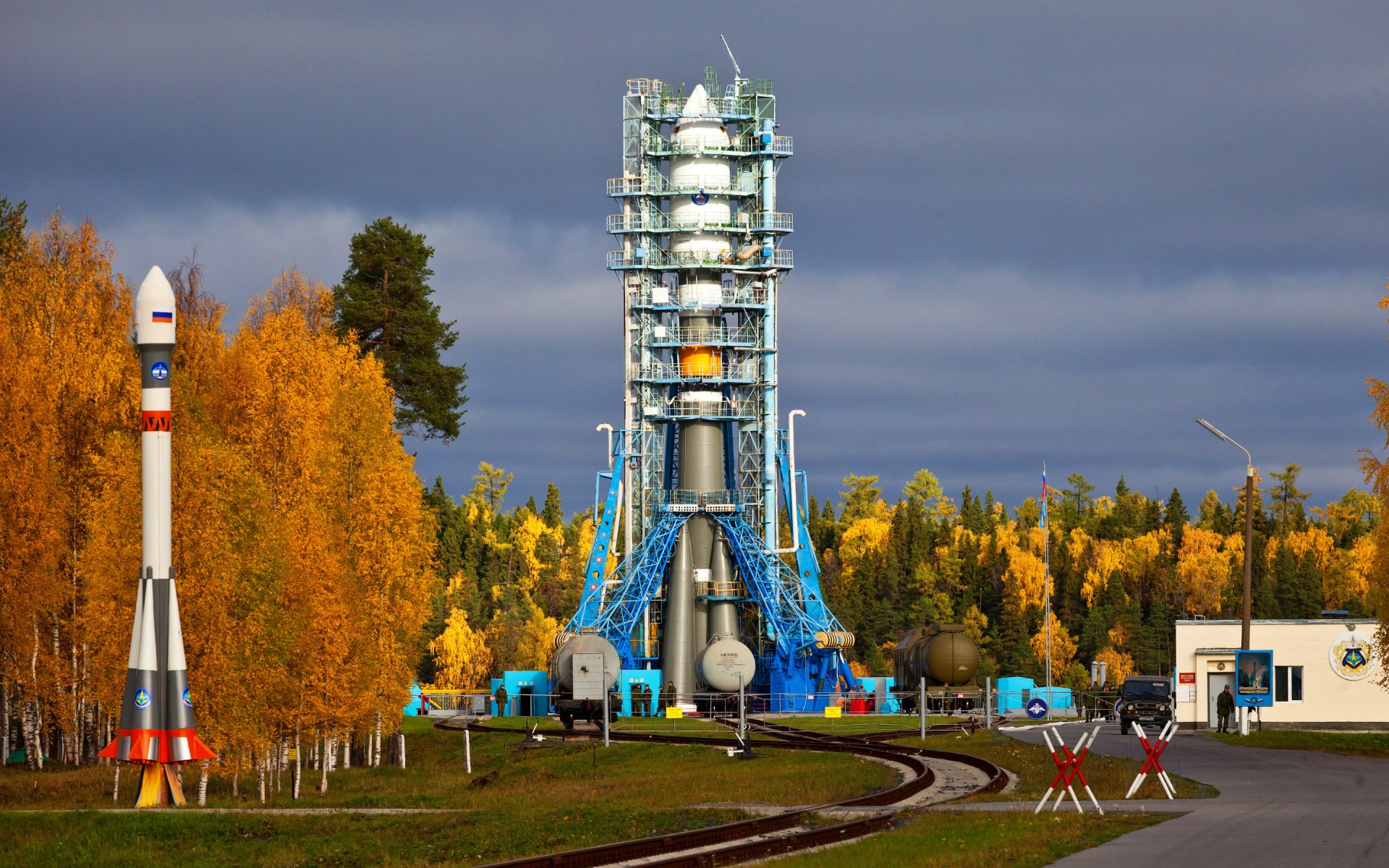 plisetsk cosmodromo razzo piattaforma di lancio