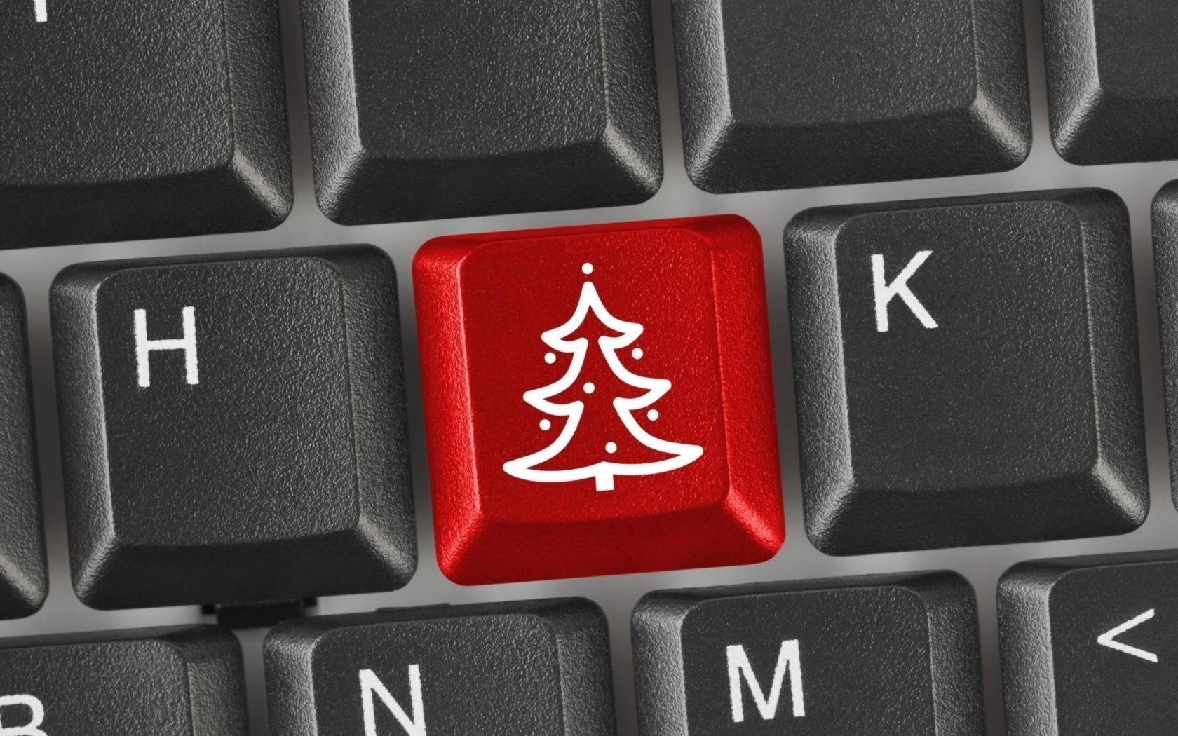 bottoni albero di natale rosso