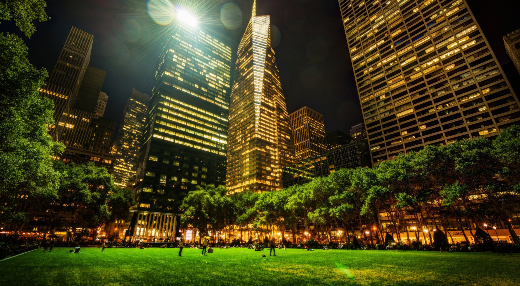 bryant park new york città sfondi