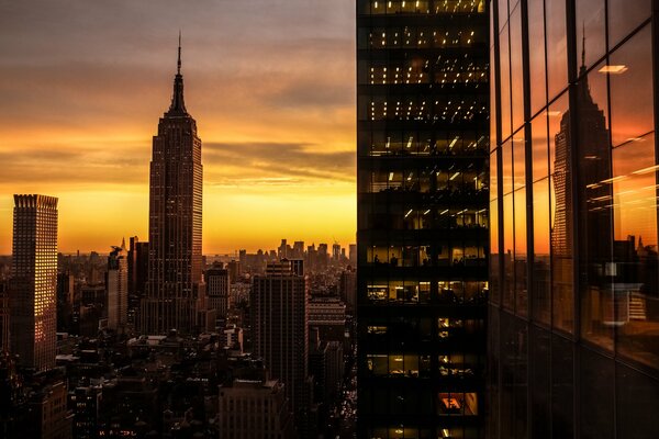 Luci di Manhattan a New York
