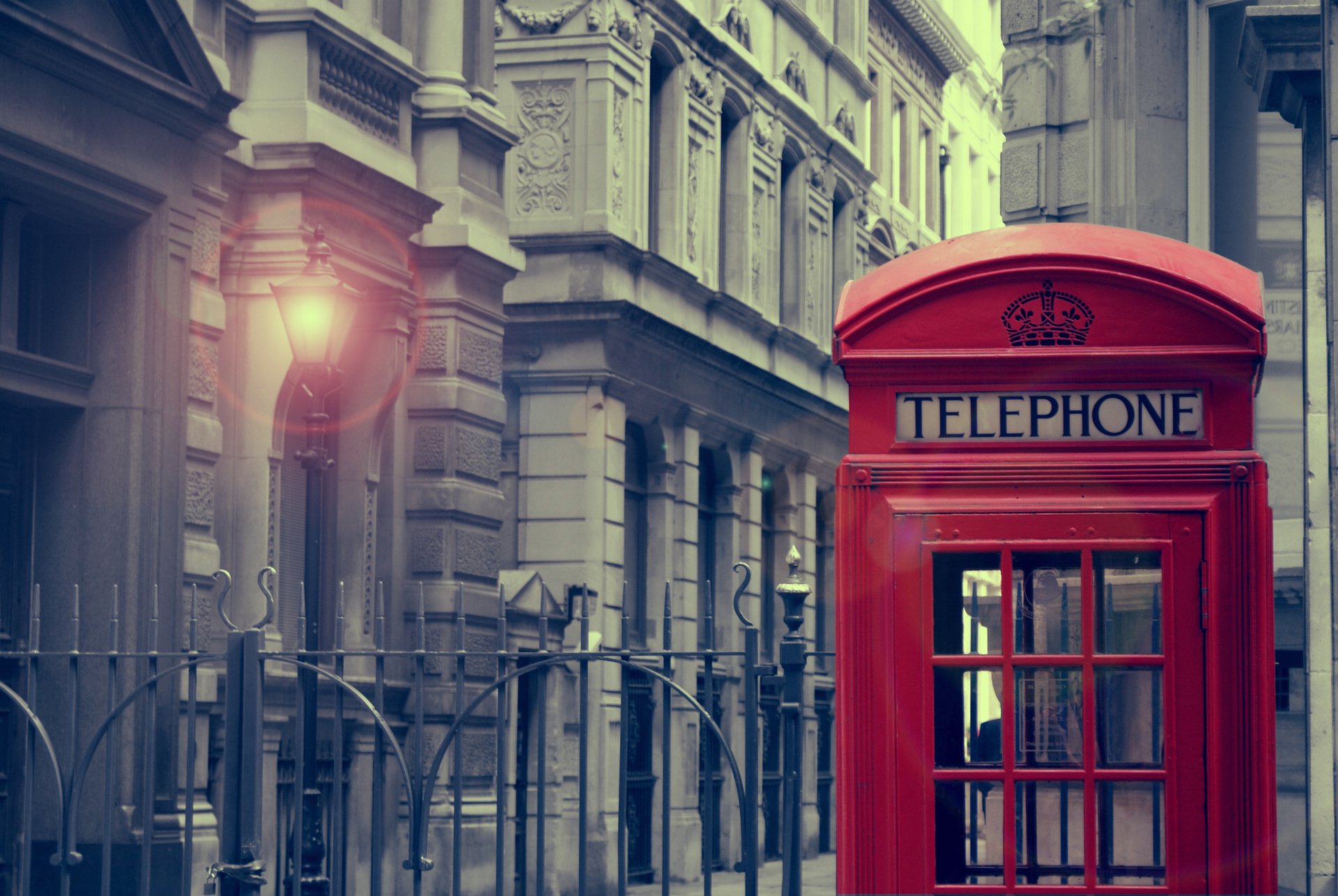 londra città lanterna cabina telefonica luce casa lampada chiamata box 1920x1286