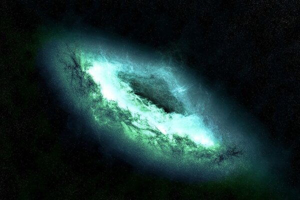 Mistica galassia stellare blu