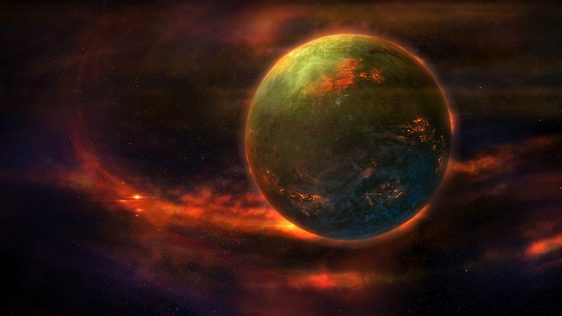 spazio fantascienza arte pianeta mondi