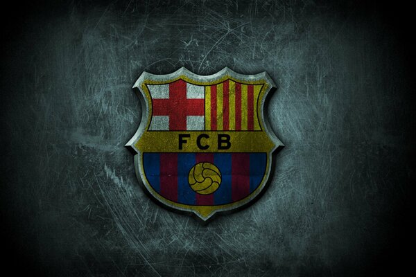 Emblema DELL FC Barcelona in Spagna