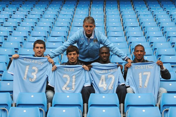 Stelle del calcio Manchester Spagna