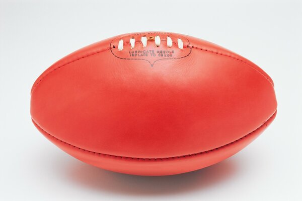 Pallone da calcio su sfondo bianco