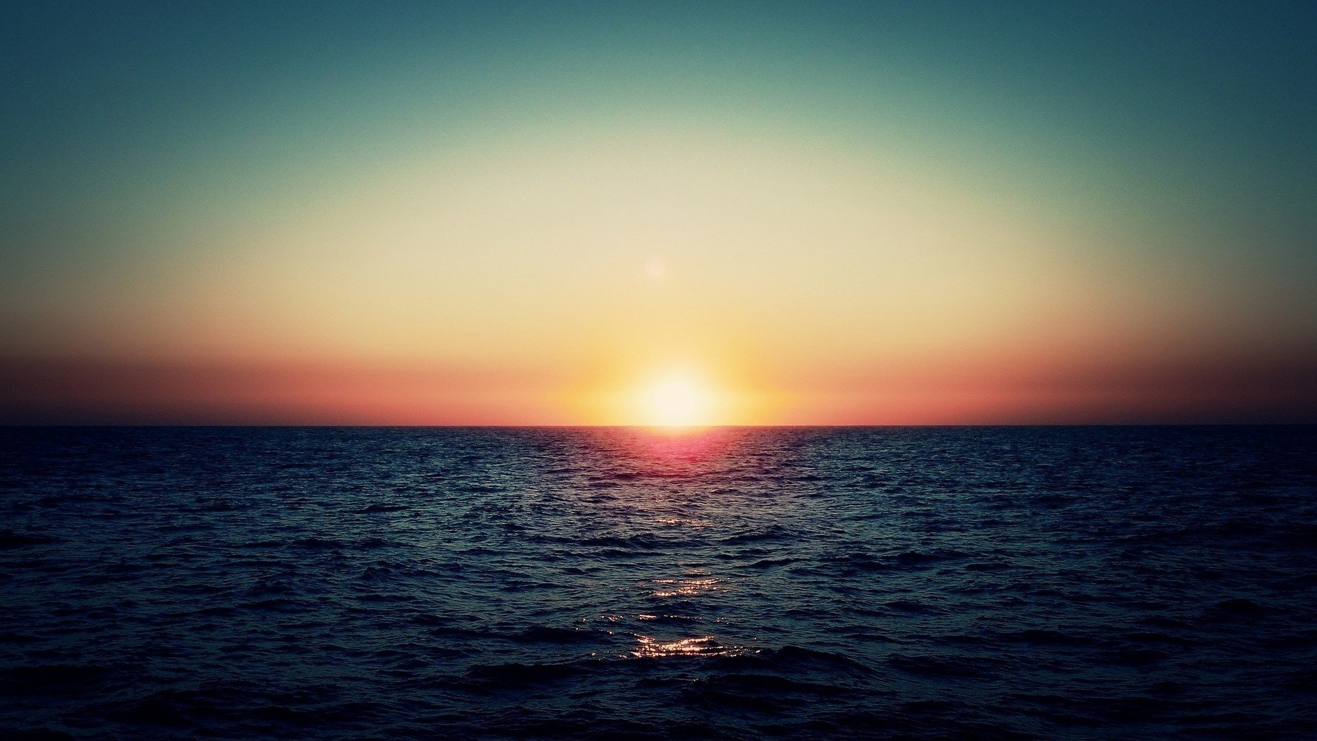 tramonto sole mare orizzonte sera cielo