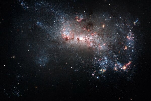 Grande ammasso di stelle nello cosmobellissimo pianeta luminoso Art
