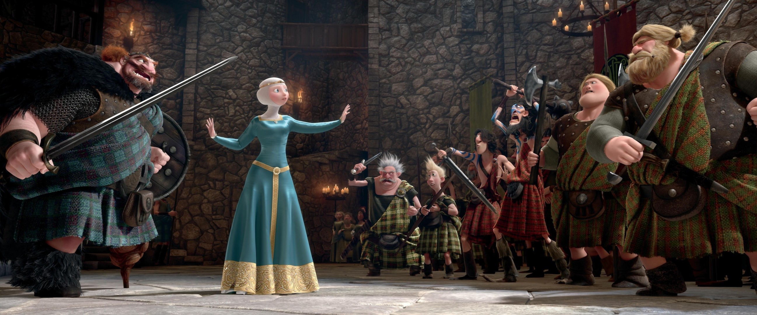 pixar capelli rossi principessa film film merida guerrieri disney scozia re regina