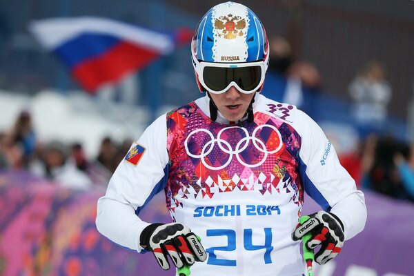 L atleta russo Yegor Korotkov prima dell inizio