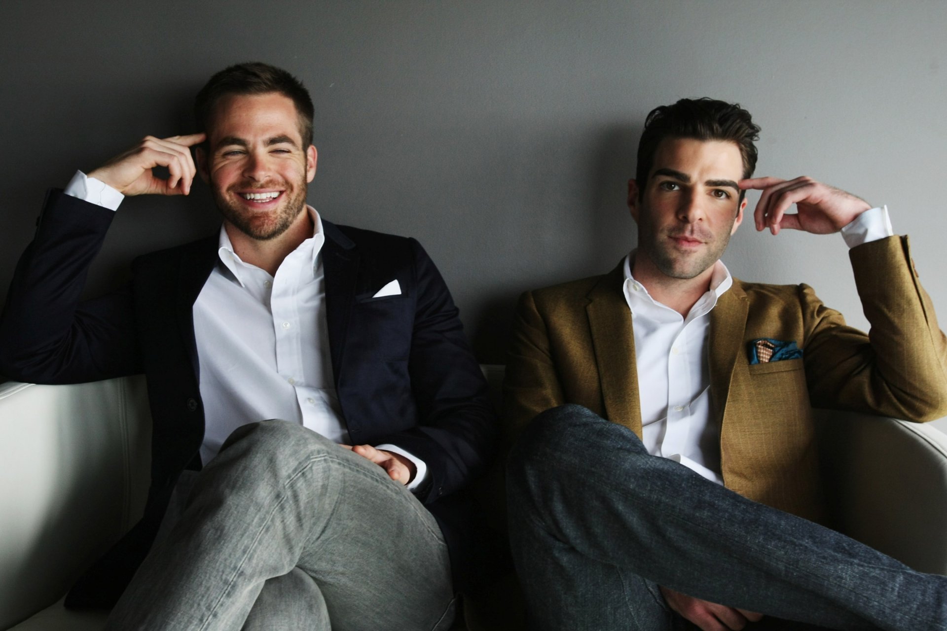 chris pine zachary quinto quinto attori star trek promo