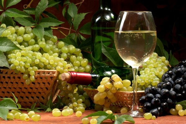 Vino e uva cotti