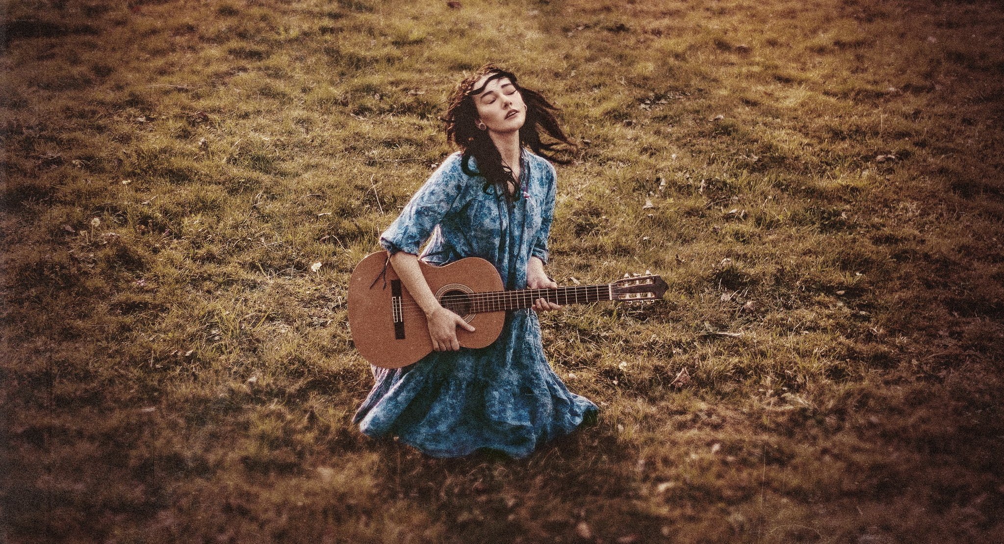 ragazza chitarra musica