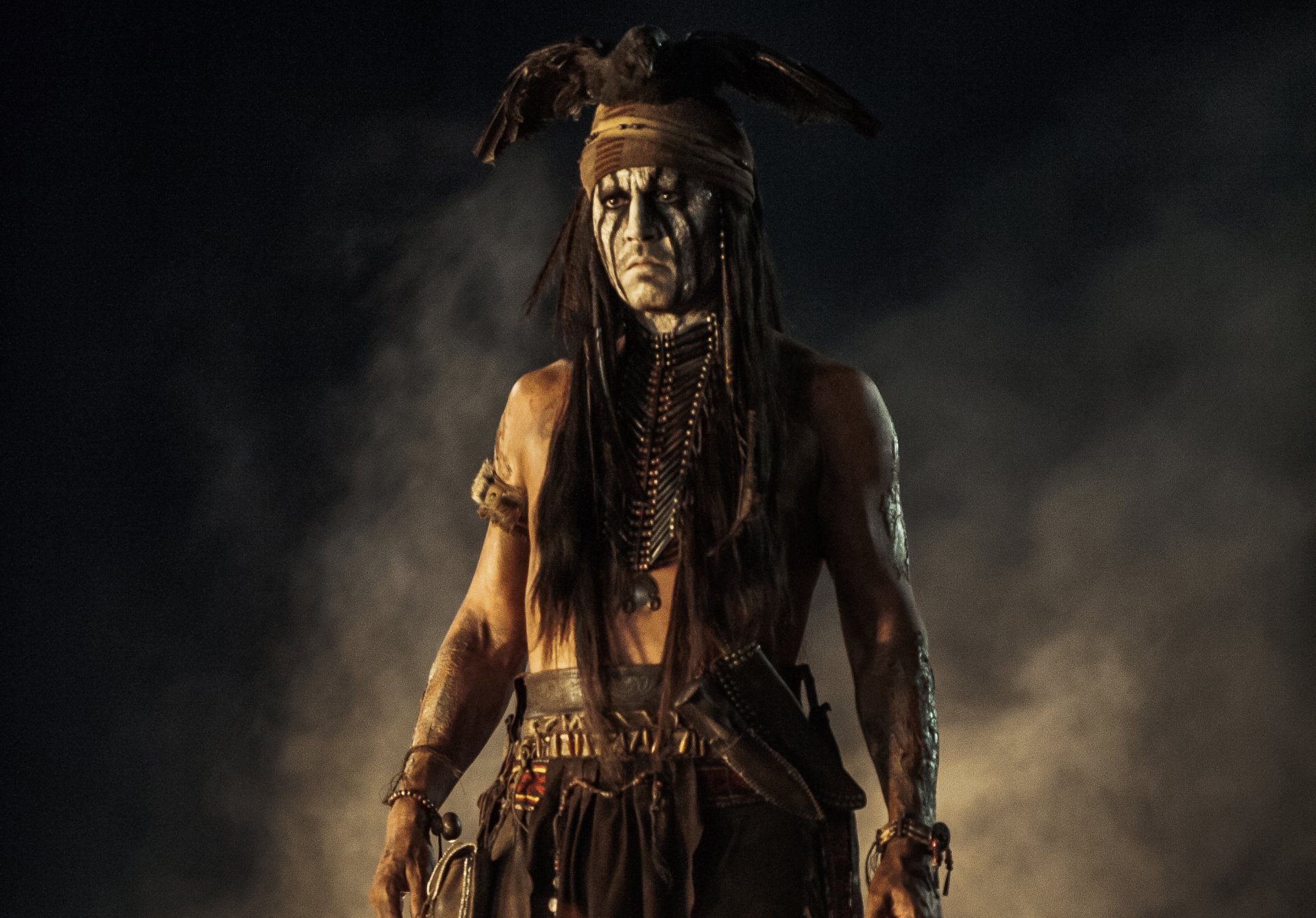 ranger solitario johnny depp tonto uccello aquila indiano uomo attore