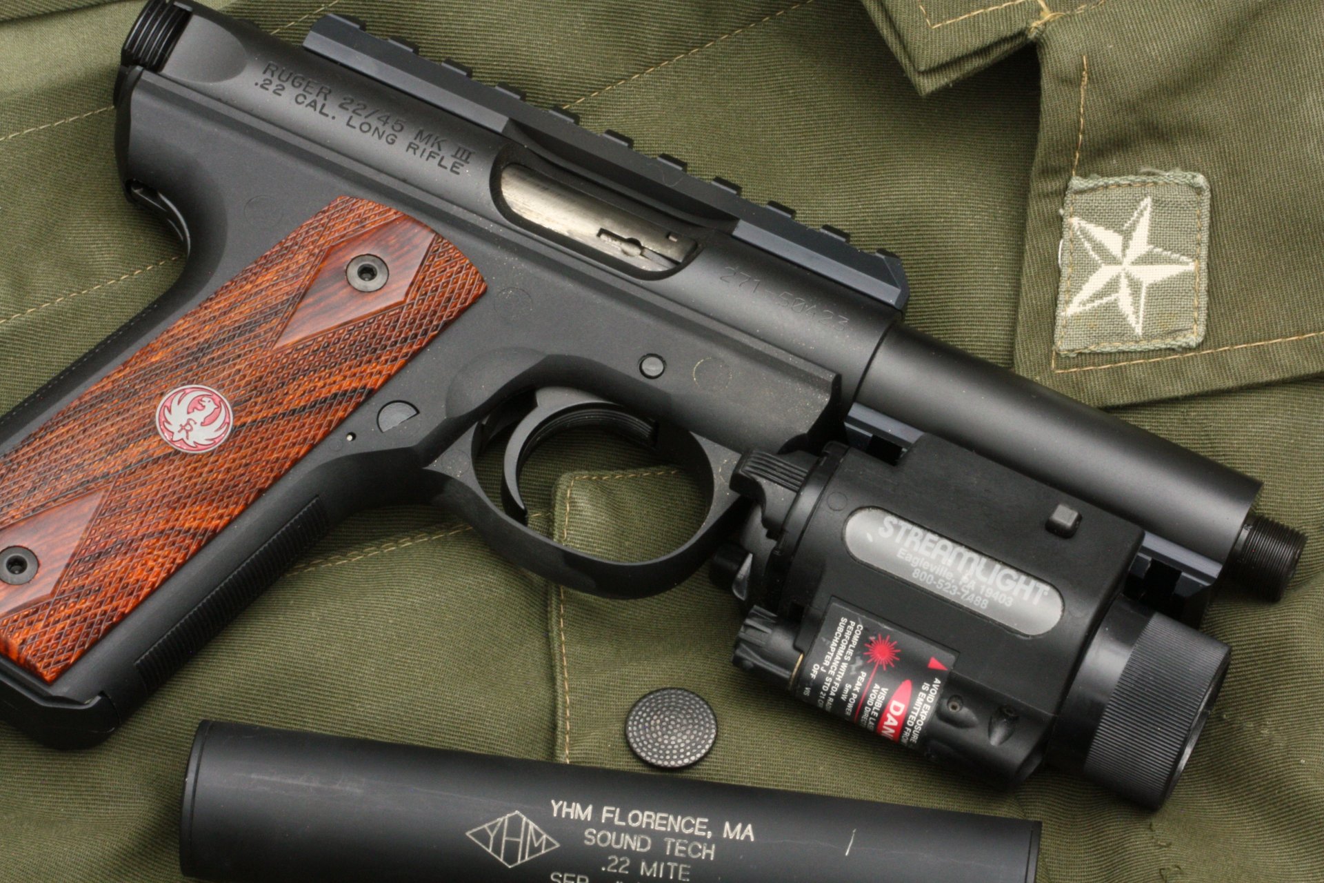 ruger 22/45 pistola semiautomatica arma