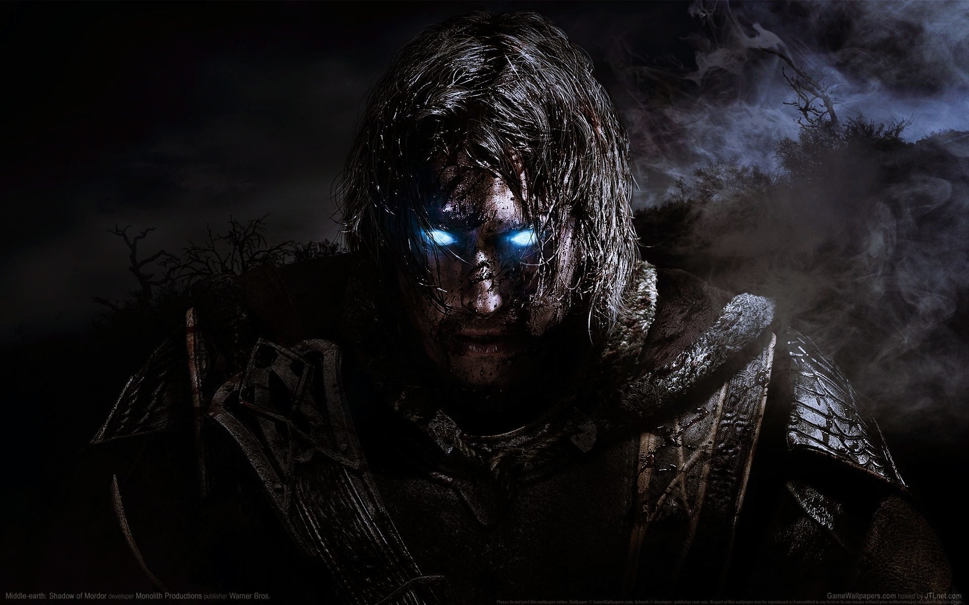 terra di mezzo: l ombra di mordor monolith productions warner bros. interactive entertainment guerriero fantasma fumo cielo nuvole luce vista equipaggiamento alberi terra di mezzo: ombre di mordor