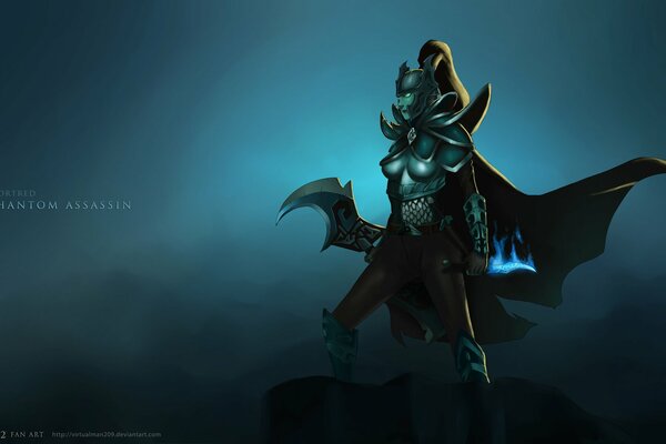 Immagine dell eroe phantom assassin dal gioco Dota 2