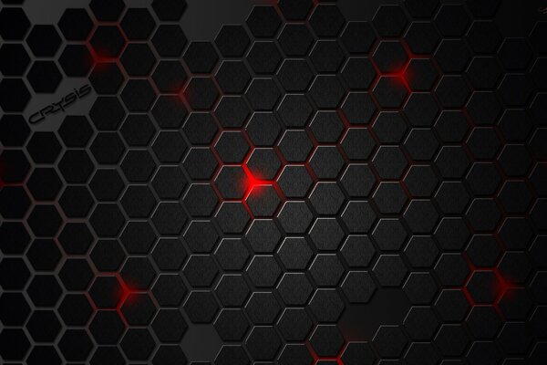 Screensaver Kreis con slot neri e luce rossa