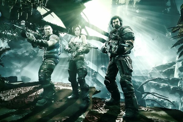 Teppisti con armi dal gioco bulletstorm