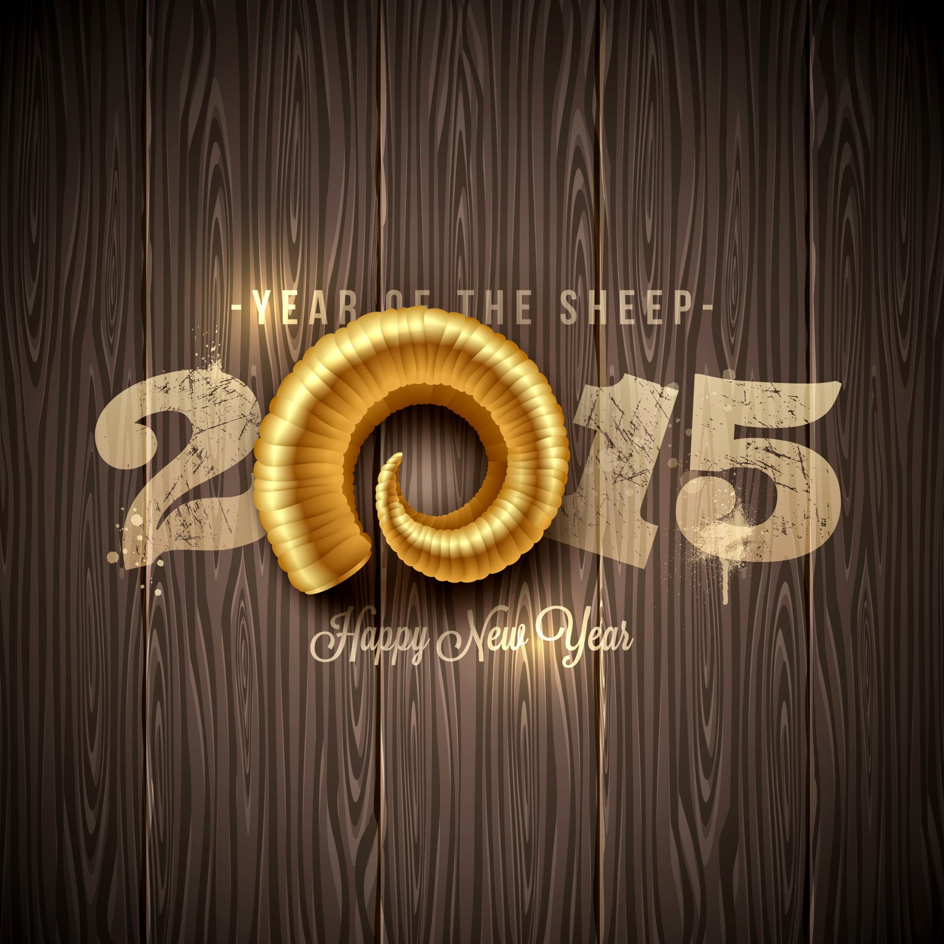2015 felice nuovo anno d oro pecore anno delle pecore