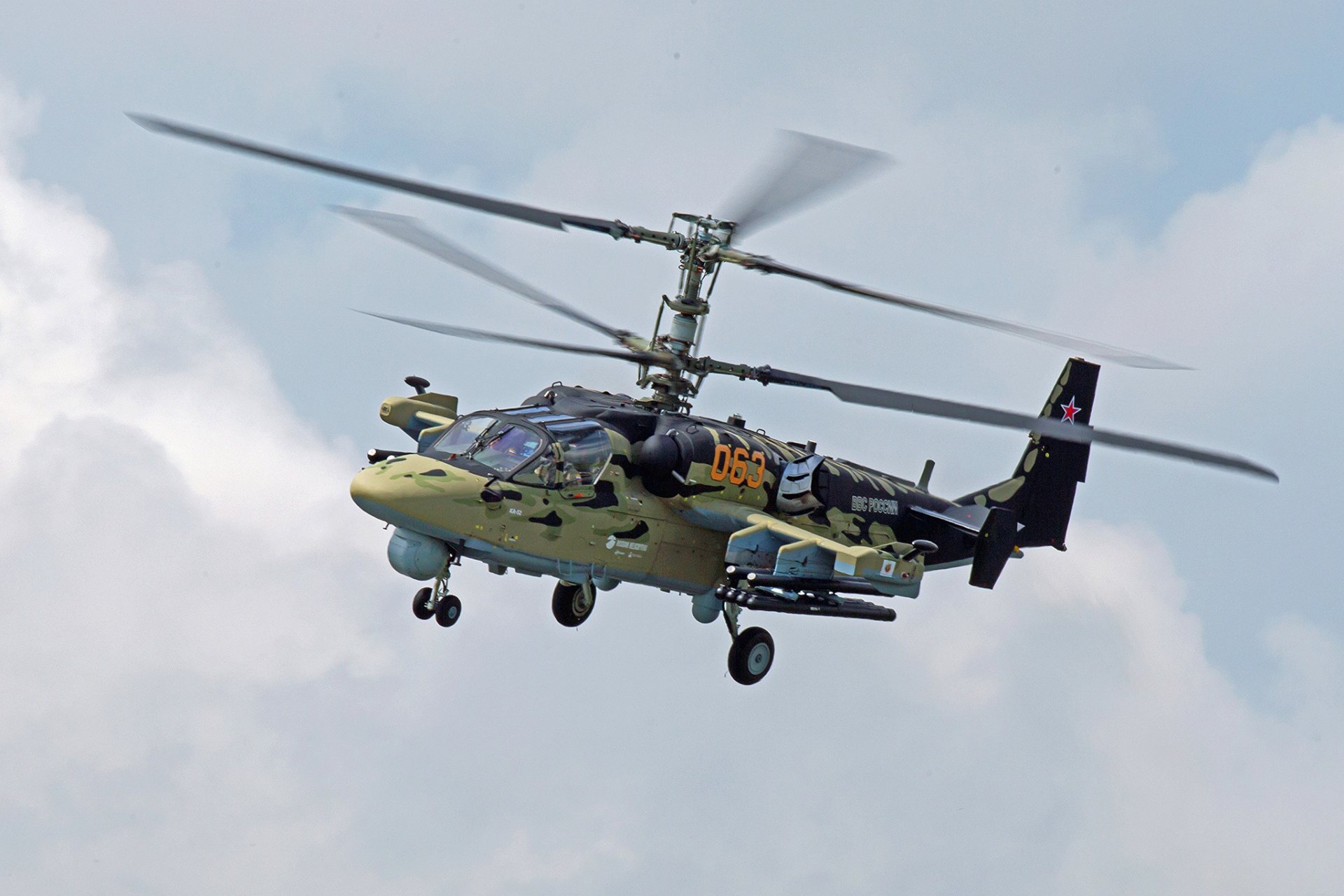ka-52 alligatore russo percussore cielo
