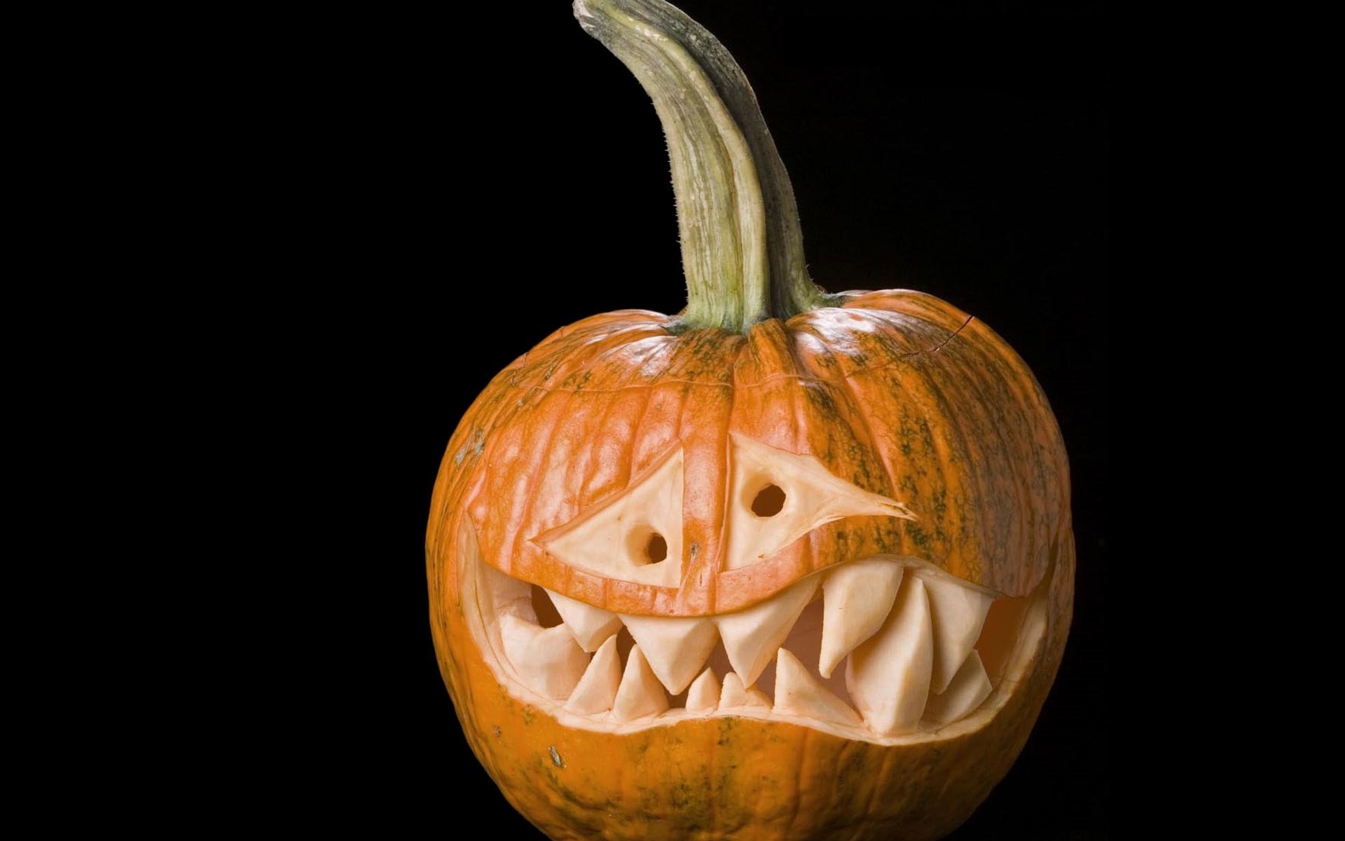 felice halloween zucca jack lampada sfondo nero